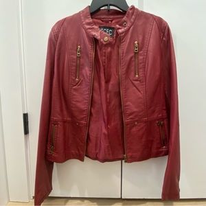 TCEC Faux Leather Jacket